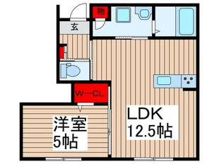 ディコトーネⅢの物件間取画像